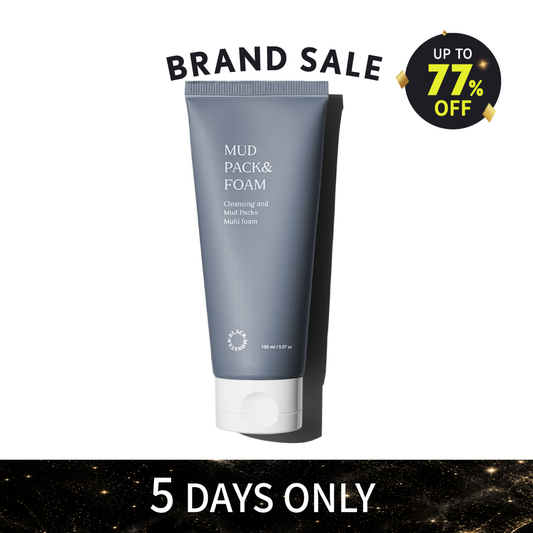 Black Mud Pack and Foam | Cleanse & Gentle Exfoliate