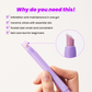 Ceramic Pocket Cuticle Remover | Exfoliate cuticle