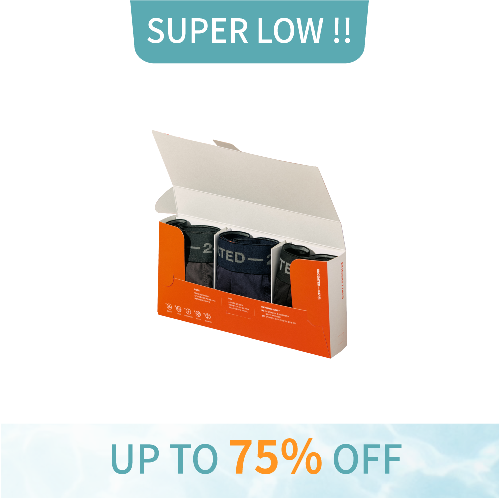 Super Essential • LOW-RISE | 3 PCS SET