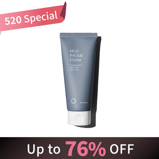Black Mud Pack and Foam | Cleanse & Gentle Exfoliate